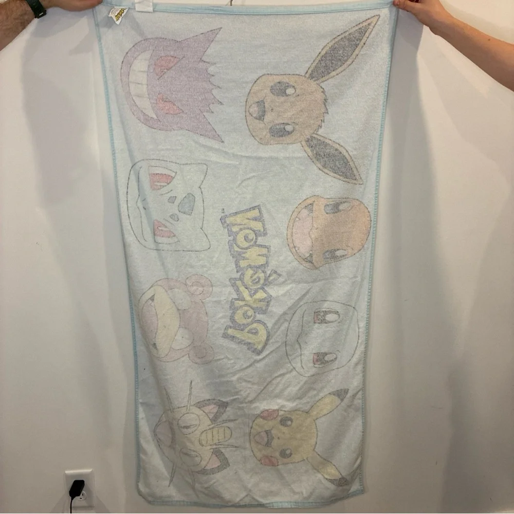 Official Pokemon Beach Towel Pikachu Eeevee Gengar Charmander 53